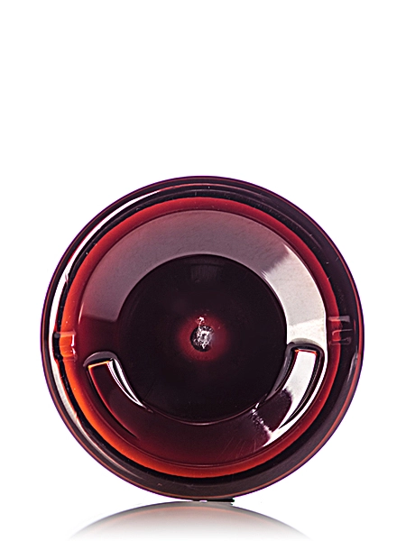 4 oz Amber PET Plastic Single Wall Jar – J048A
