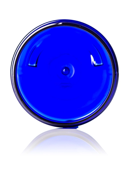 4 oz Cobalt Blue PET Plastic Single Wall Jar – J048B