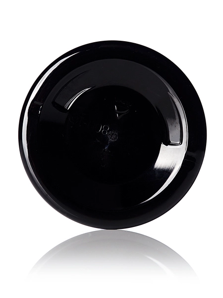 4 oz Black PET Plastic Single Wall Jar – J048BK