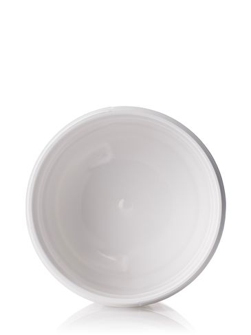 4 oz white PET plastic single wall jar with 70-400 neck finish