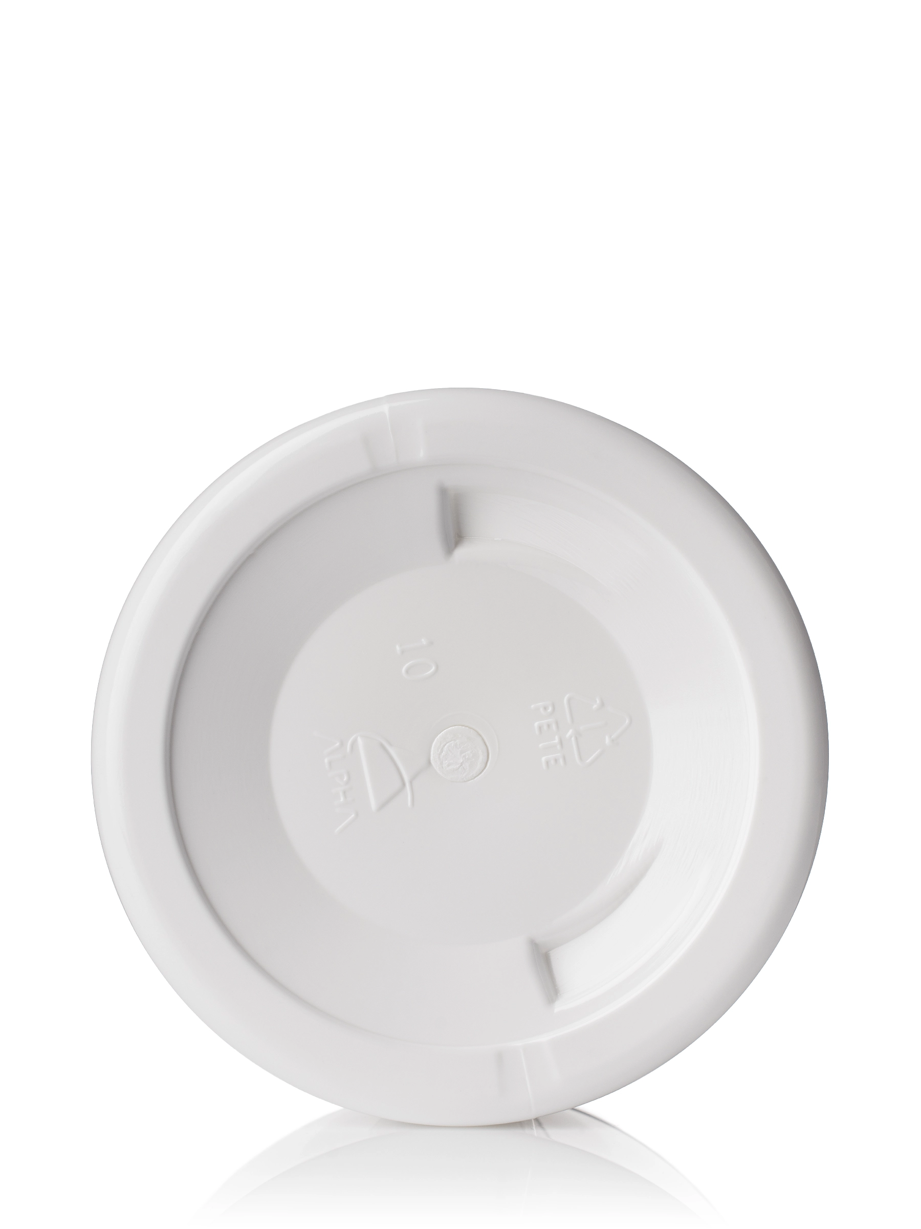 4 oz White PET Plastic Single Wall Jar – J048WH