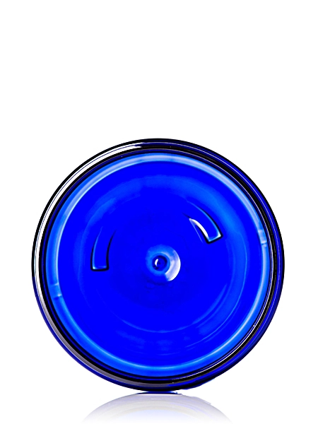 8 oz Cobalt Blue PET Plastic Single Wall Jar – J049B