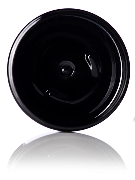 8 oz Black PET Plastic Single Wall Jar – J049BK