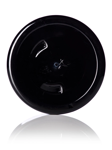 8 oz Black PET Plastic Single Wall Jar – J049BK
