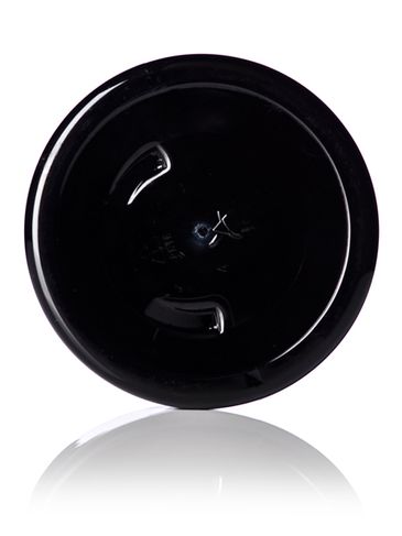 8 oz black PET plastic single wall jar with 89-400 neck finish