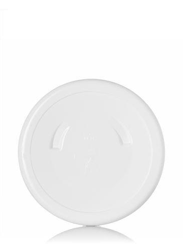 8 oz white PET plastic single wall jar with 89-400 neck finish