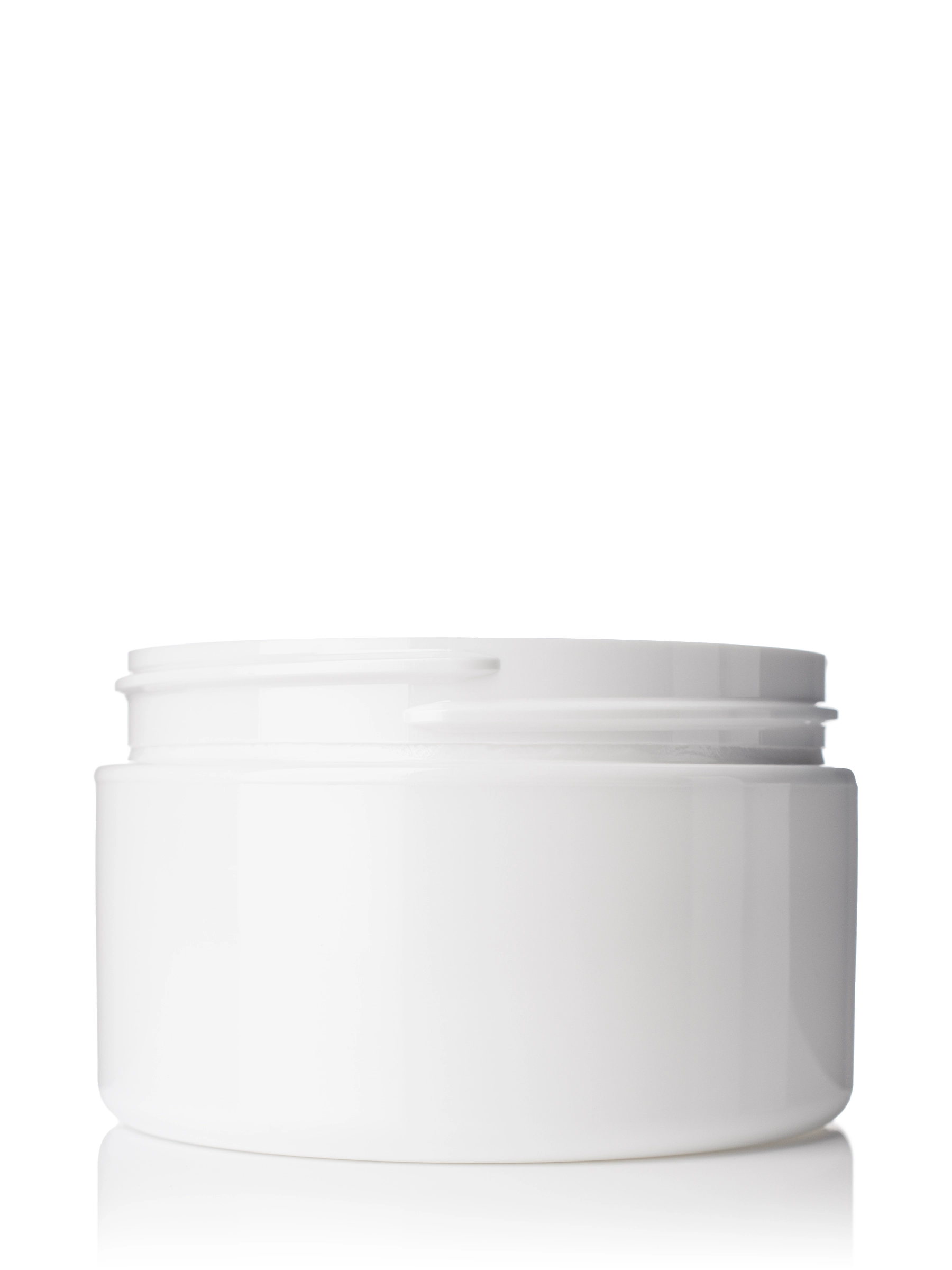 3 oz White PET Plastic Single Wall Jar – J050WH