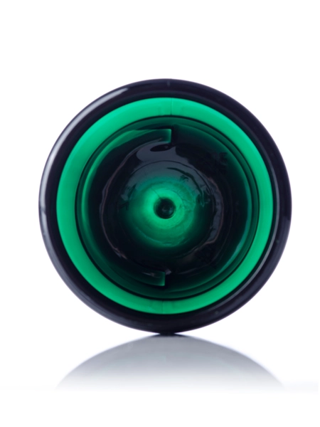 4 oz Green PET Plastic Single Wall Jar – J052G