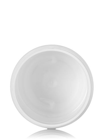 4 oz white PET plastic single wall jar with 58-400 neck finish