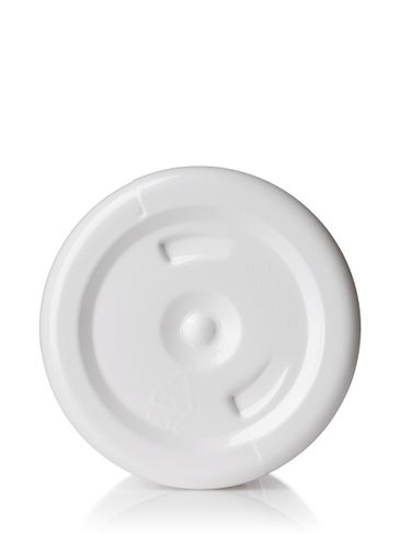 4 oz white PET plastic single wall jar with 58-400 neck finish