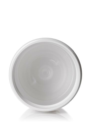 4 oz white PET plastic single wall jar with 58-400 neck finish
