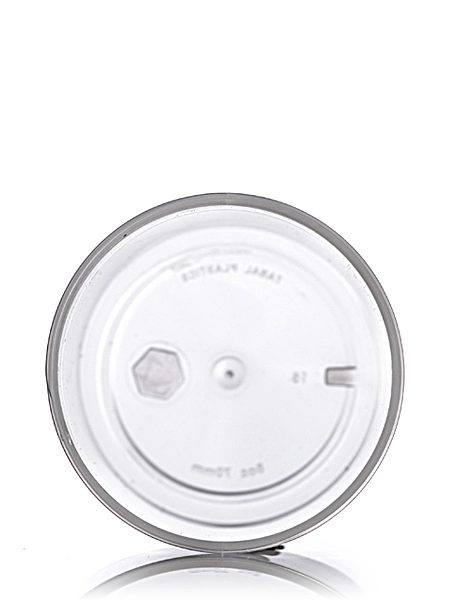 8 oz Clarified Natural-Colored PP Plastic Single Wall Jar – J066