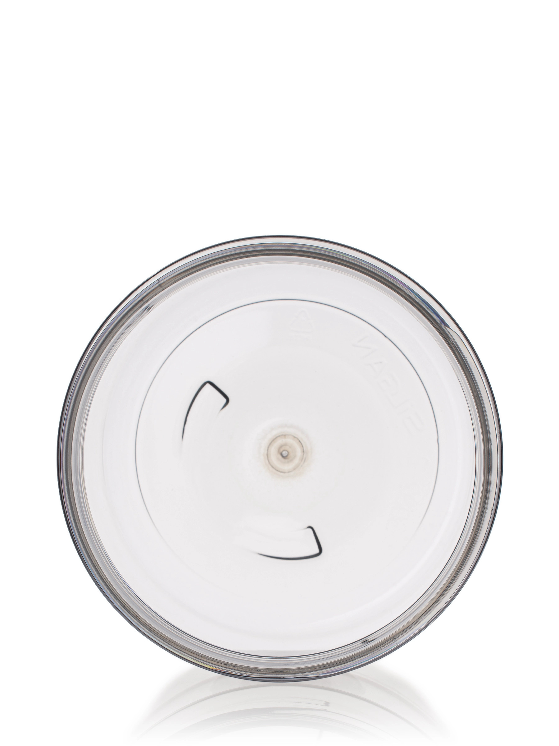 16 oz Clear 25% PCR PET Plastic Single Wall Jar – J071CLPCR25