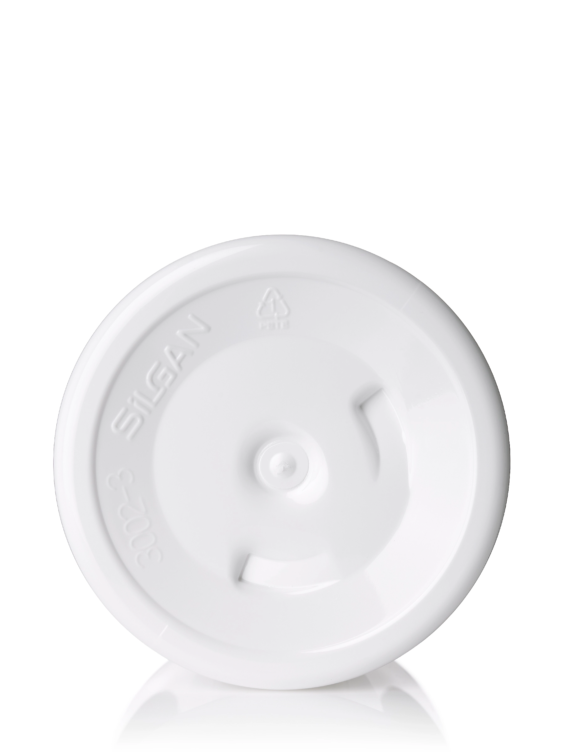 16 oz White PET Plastic Single Wall Jar – J071WH