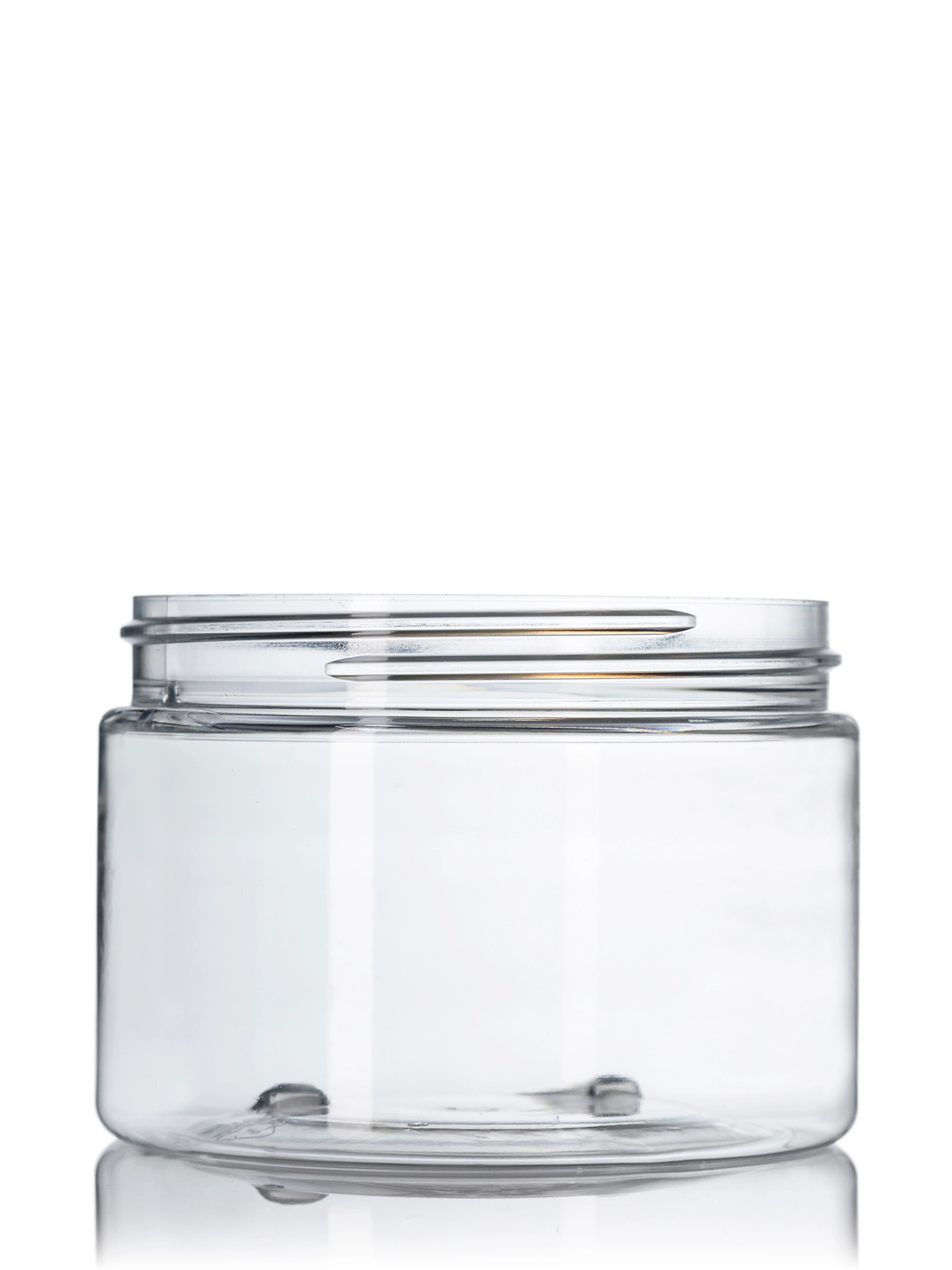 12 oz Clear PET Plastic Single Wall Jar – J085CL