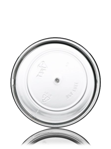 12 oz Clear PET Plastic Single Wall Jar – J086CL
