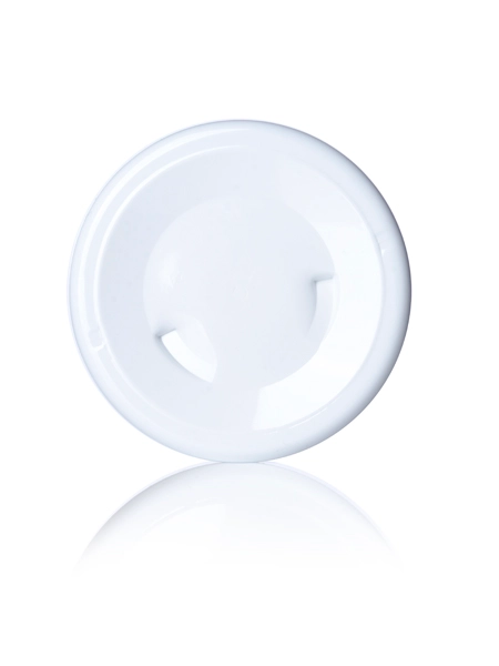 12 oz White PET Plastic Single Wall Jar – J087W
