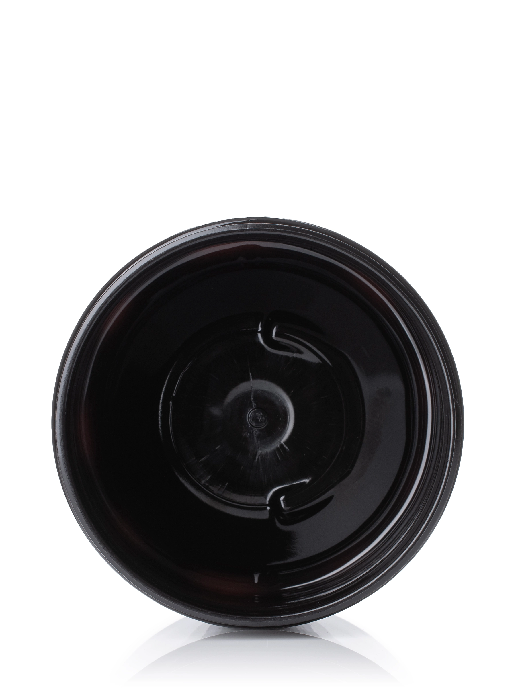 12 oz Dark Amber PET Plastic Single Wall Jar – J088DA