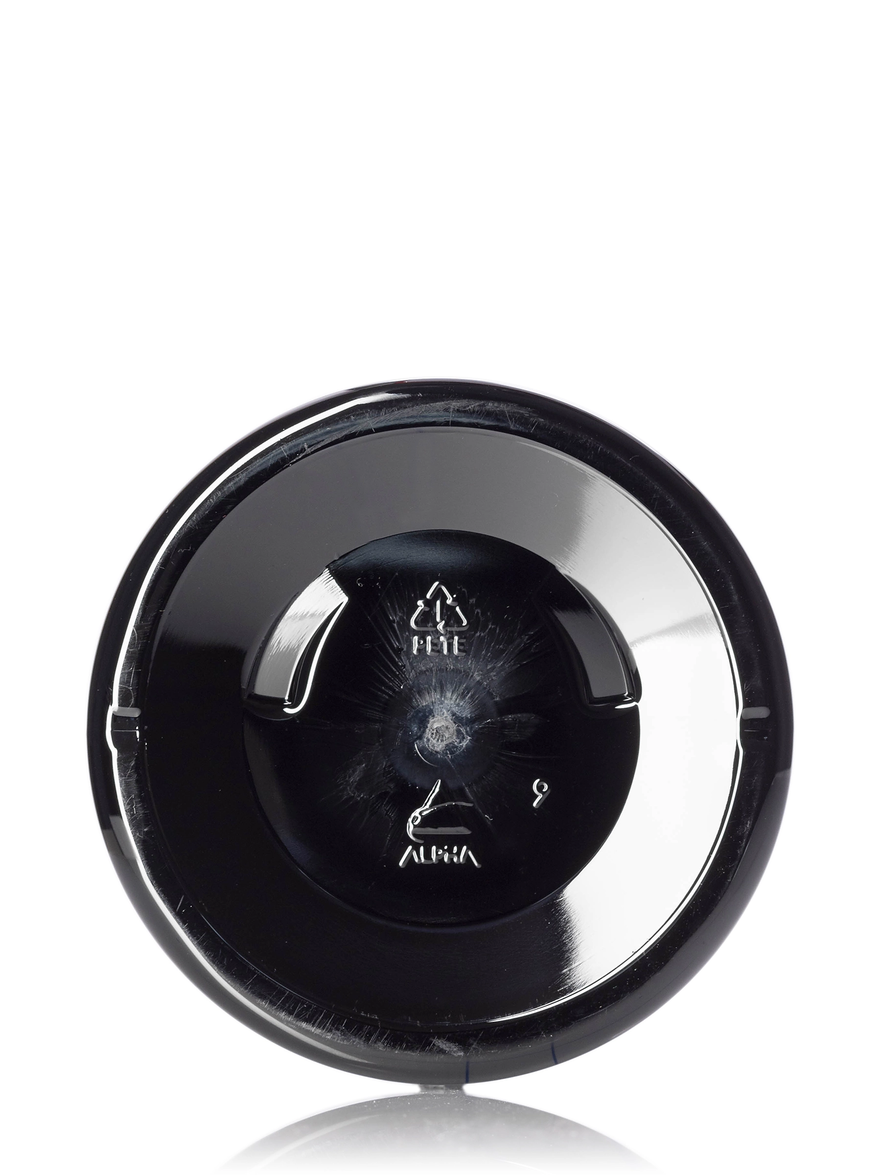 12 oz Black PET Plastic Single Wall Jar – J089BK