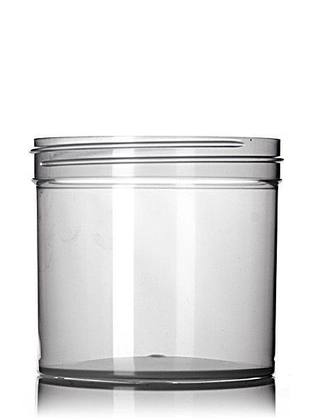 12 oz Natural-Colored PP Plastic Single Wall Jar – J090