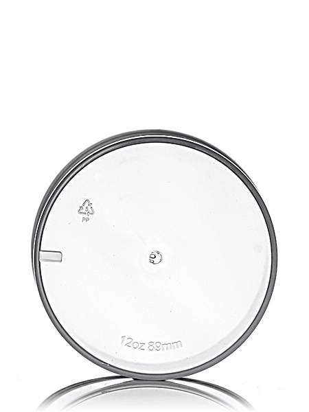 12 oz Natural-Colored PP Plastic Single Wall Jar – J090