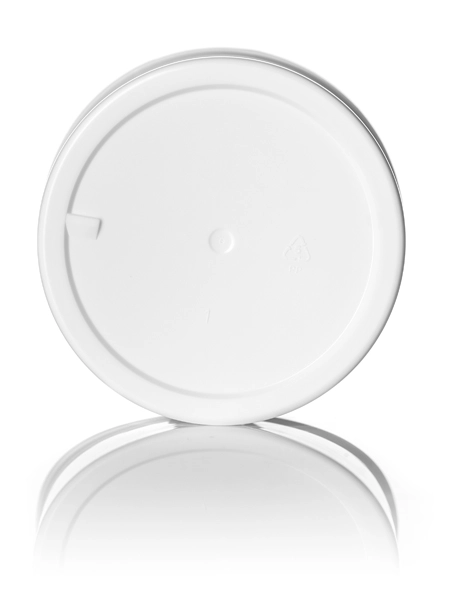 12 oz White PP Plastic Single Wall Jar – J091