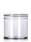12 oz clear PS plastic single wall jar with 89-400 neck finish