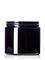 16 oz black PET plastic single wall jar with 89-400 neck finish