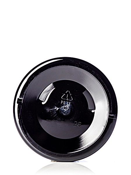 16 oz Black PET Plastic Single Wall Jar – J093BK