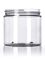 16 oz clear PET plastic single wall heavy gram weight jar with 89-400 neck finish