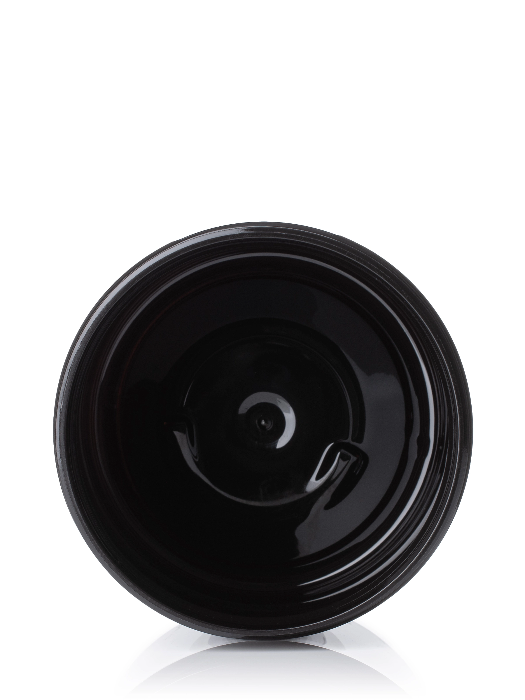 16 oz Dark Amber PET Plastic Single Wall Jar – J093DA