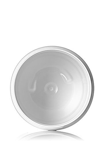 16 oz white PET plastic single wall jar with 89-400 neck finish