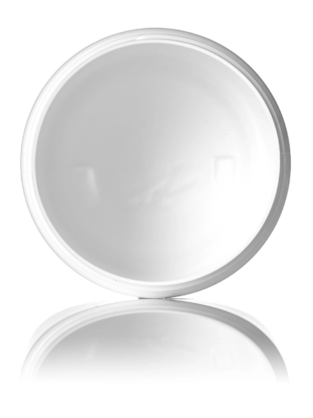 16 oz White HDPE Plastic Single Wall Jar – J094W