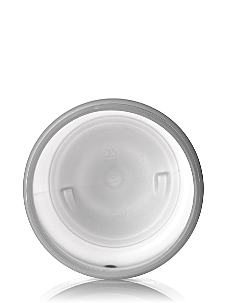 16 oz Natural-Colored HDPE Plastic Single Wall Anti-Static Jar – J096A