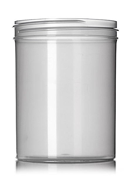 8 oz Natural-Colored PP Plastic Single Wall Jar – J097N