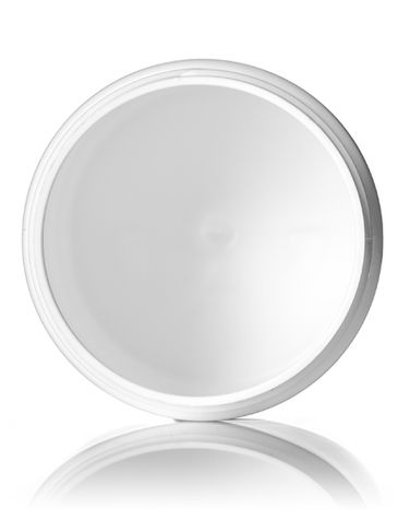 8 oz white HDPE plastic single wall jar with 70-400 neck finish