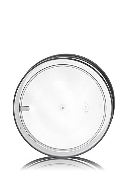8 oz Natural-Colored PP Plastic Single Wall Jar – J098