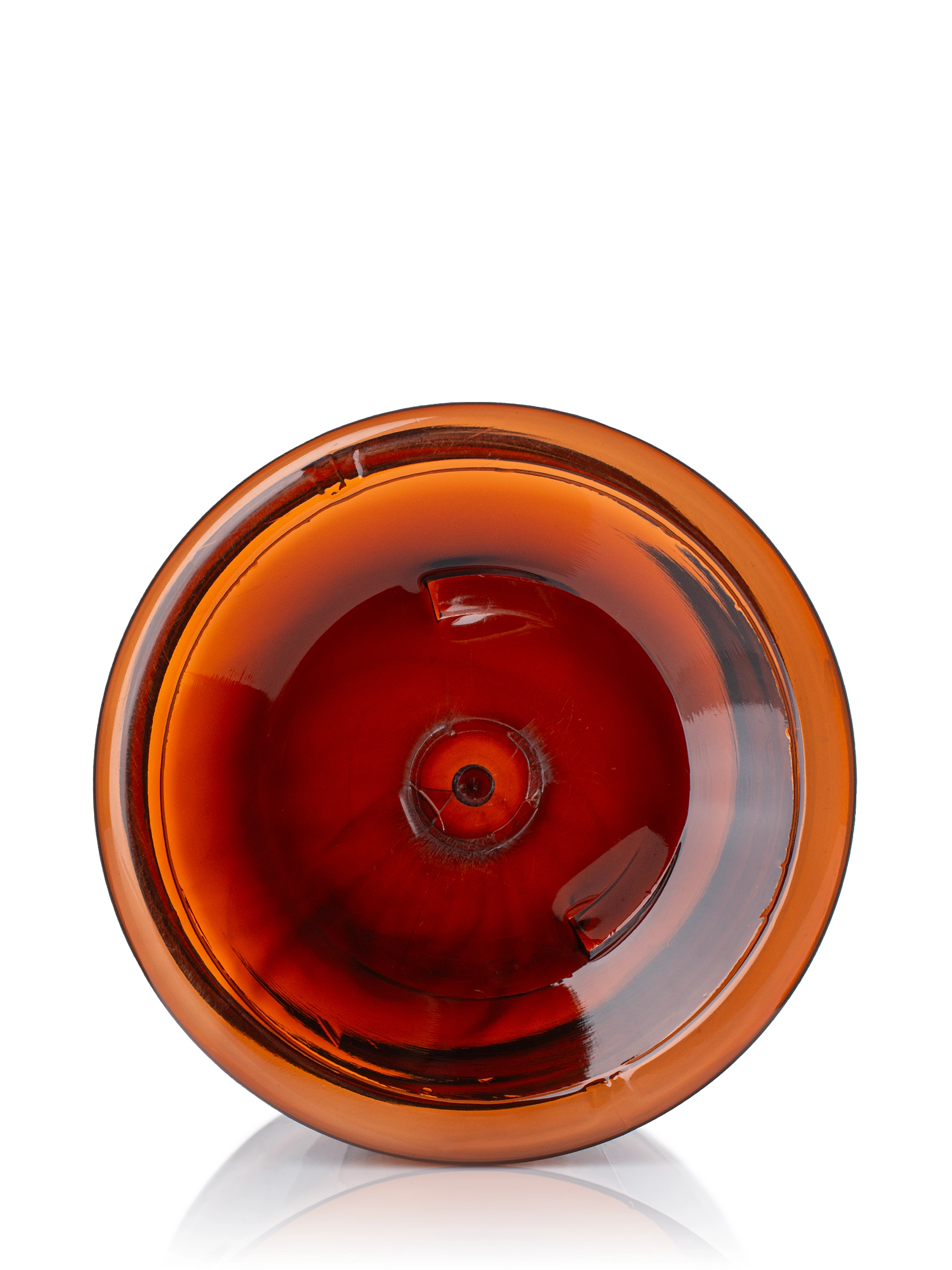 19 oz Amber PET Plastic Single Wall Jar – J103AM