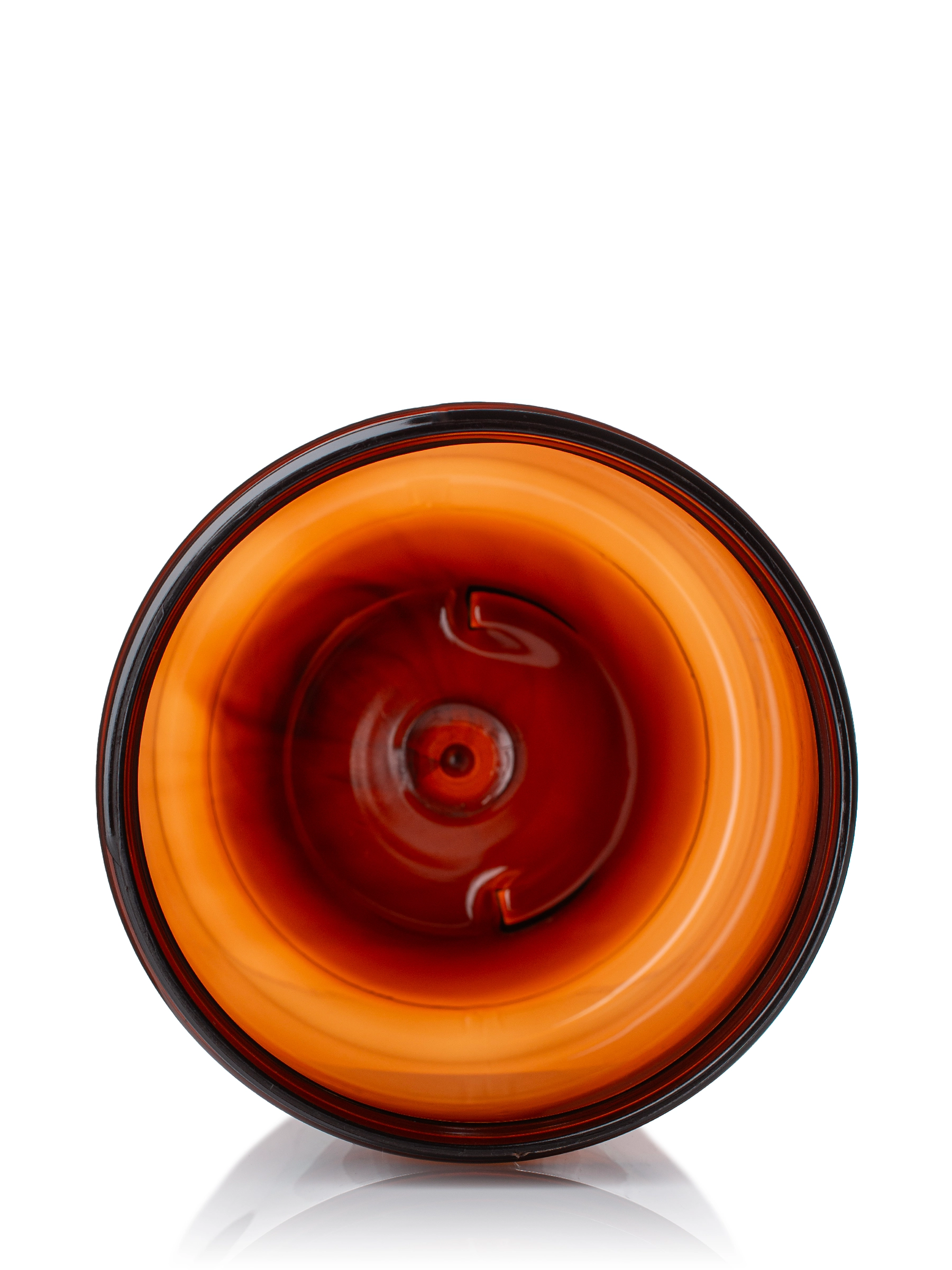 19 oz Amber PET Plastic Single Wall Jar – J103AM