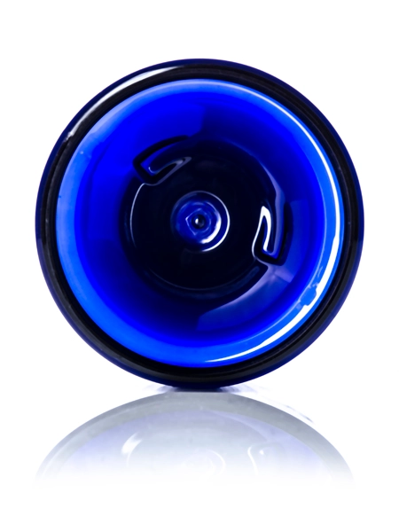 19 oz Cobalt Blue PET Plastic Single Wall Jar – J103B