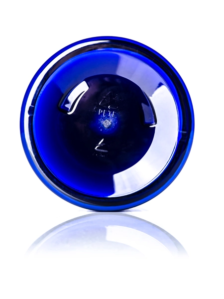19 oz Cobalt Blue PET Plastic Single Wall Jar – J103B