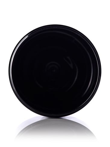 19 oz black PET plastic single wall jar with 89-400 neck finish