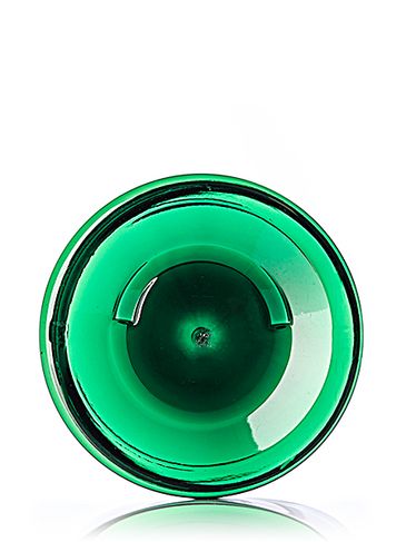 19 oz green PET plastic single wall jar with 89-400 neck finish