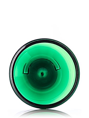 19 oz green PET plastic single wall jar with 89-400 neck finish