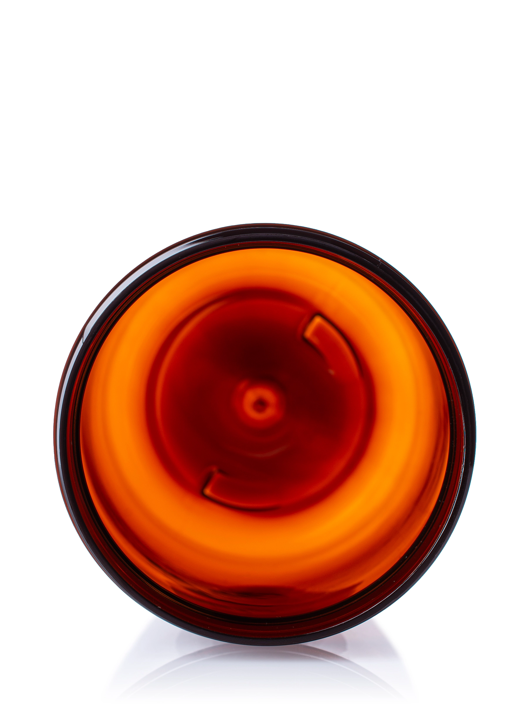 25 oz Amber PET Plastic Single Wall Jar – J104AM