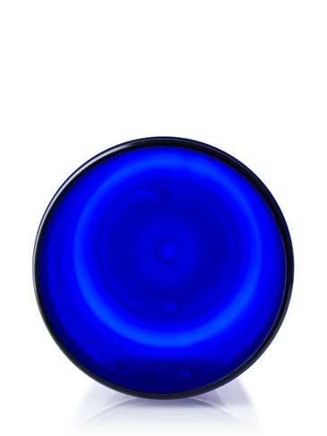 25 oz cobalt blue PET plastic single wall jar with 89-400 neck finish