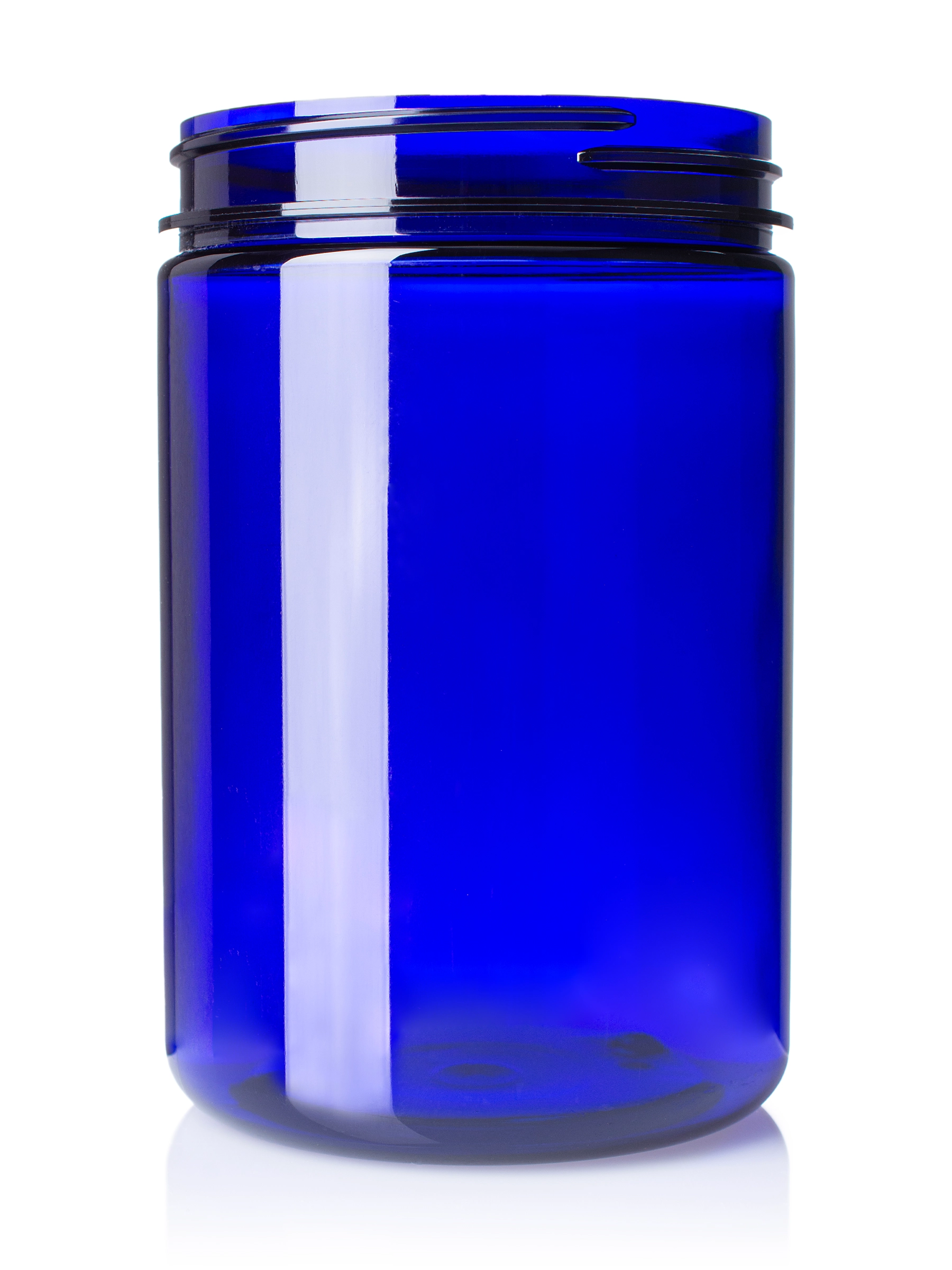 25 oz Cobalt Blue PET Plastic Single Wall Jar – J104BL