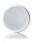 25 oz white HDPE plastic single wall jar with 89-400 neck finish