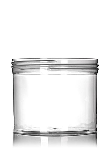 32 oz natural-colored PP plastic single wall jar with 120-400 neck finish