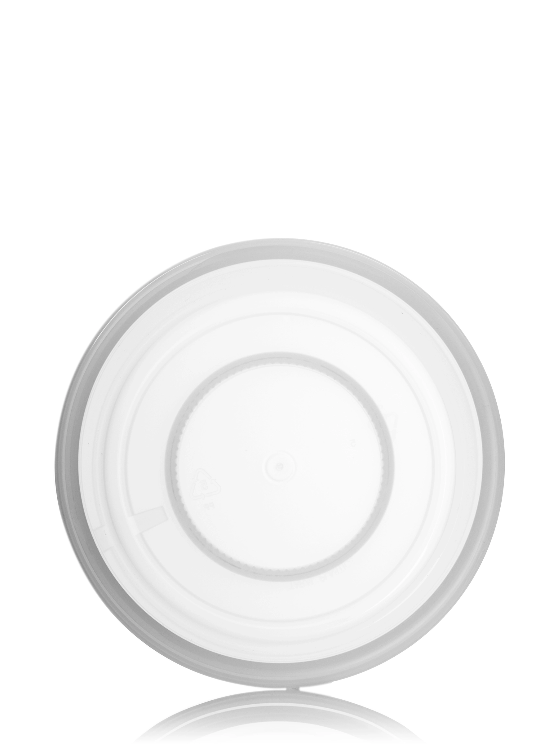 8 oz Natural-Colored PP Plastic Double Wall Straight Base Jar – J114NT